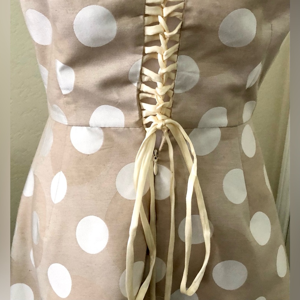 Adorable Backless w/Tie Up Polka Dot Dress - Picture 6 of 13